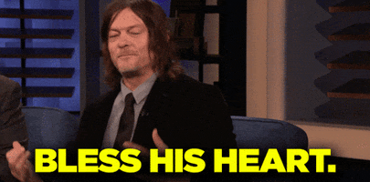 Norman Reedus Glitter GIF by Team Coco
