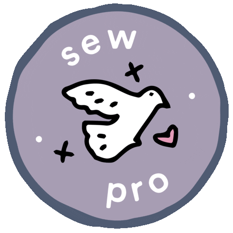 Sewing Sticker by The Fabric Store