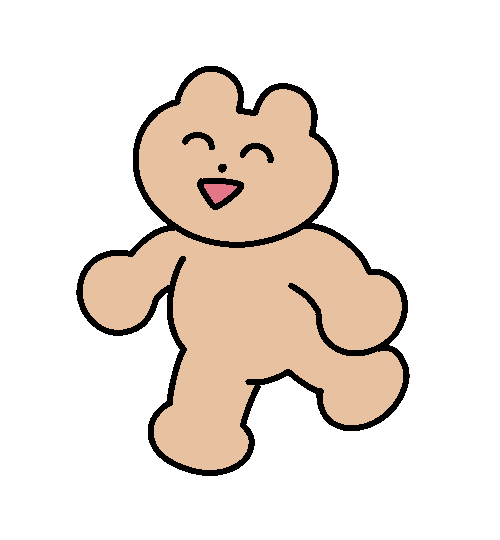 Bear Sticker by wakaru