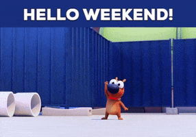 weekend hello GIF by Pat The Dog