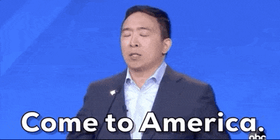 Democratic Debate Come To America GIF by GIPHY News