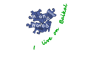 Lake Siberia Sticker by Mona_Wood