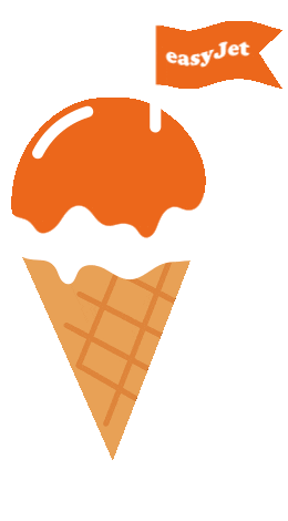 Ice Cream Summer Sticker by easyJet