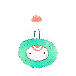 Flower Leaf Sticker