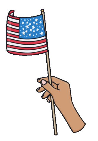 Celebrate United States Sticker by Nora Fikse