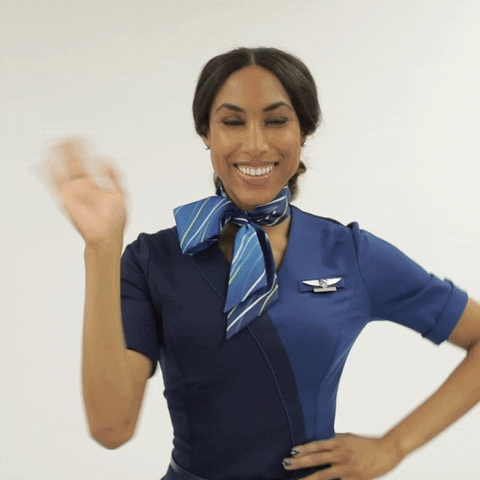smiles hello GIF by Alaska Airlines