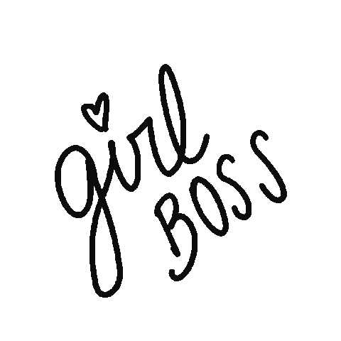 Girlboss Sticker by De Blogueras