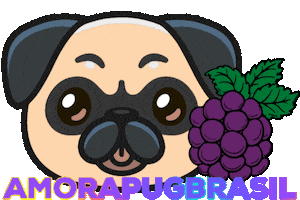 Zeedog Sticker by Amora Pug Brasil