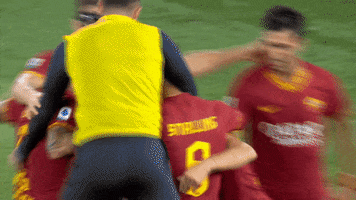 Happy Lets Go GIF by AS Roma