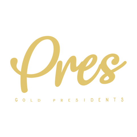 Gold Presidents Sticker