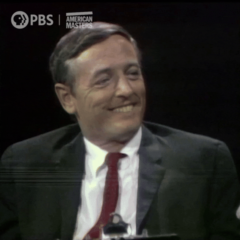 The Right Laughing GIF by American Masters on PBS