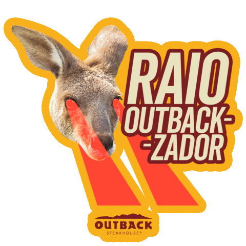 Kangaroo Brasilidades Sticker by Outback Brasil