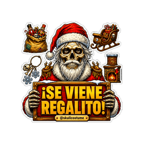 Santa Claus Halloween Sticker