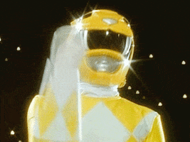 Excited Power Rangers GIF
