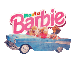 Rasta Barbie Sticker by Gigolo y La Exce