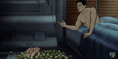 point eat GIF by Archer