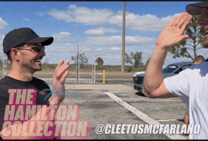 High Five Cleetus Mcfarland GIF by TheHamiltonCollection