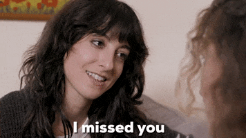 Miss You Reaction GIF by GirlNightStand