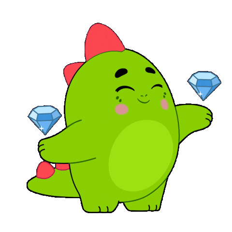 Diamond Gem Sticker by Dino Gotchis