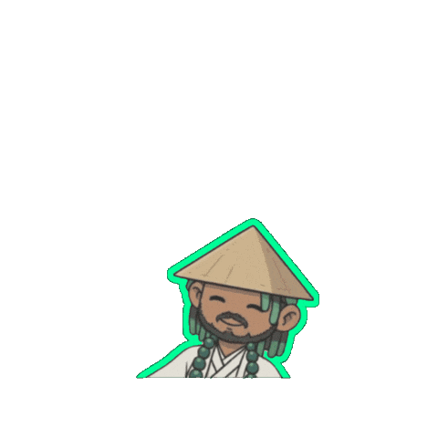 Floating Good Morning Sticker