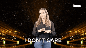 Youtube I Dont Care GIF by Roku