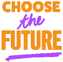 Choose The Future Sticker by dianne4nyc