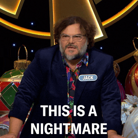Scared Jack Black GIF by ABC Network