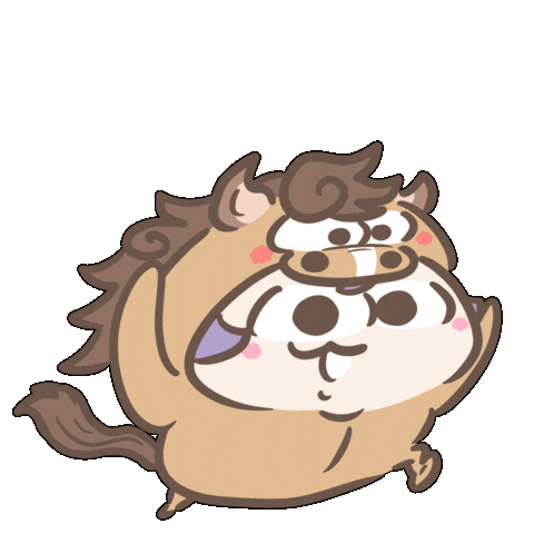 Horse Running Sticker