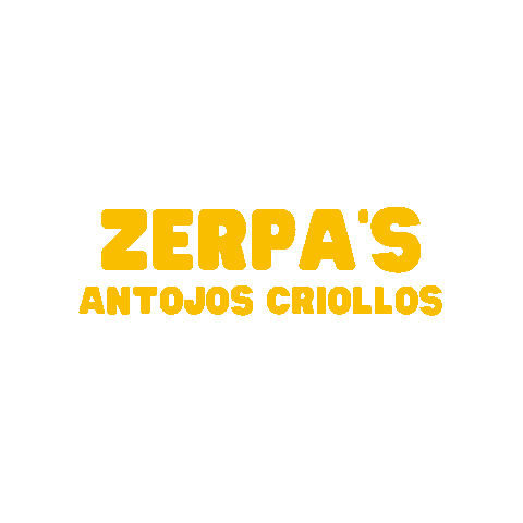 Zerpas Antojos Criollos Sticker