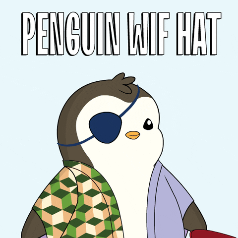 Dog Hat GIF by Pudgy Penguins