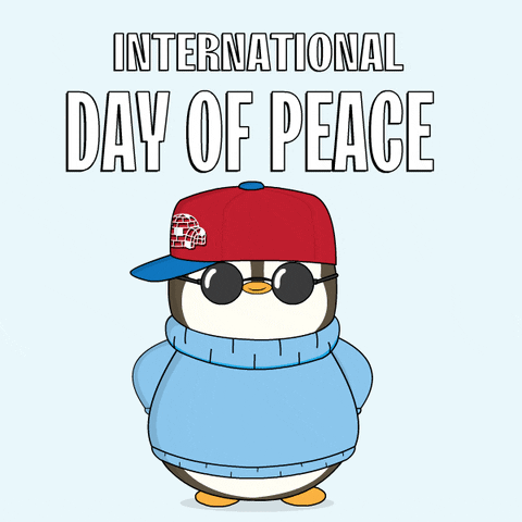 Peace Out GIF by Pudgy Penguins