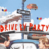 Drive By GIF by Partiful