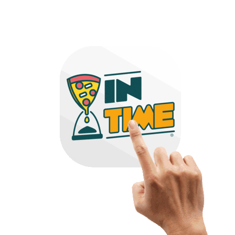 In Time Pizza Sticker