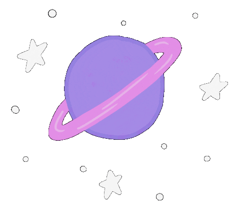 planets and stars animated gif
