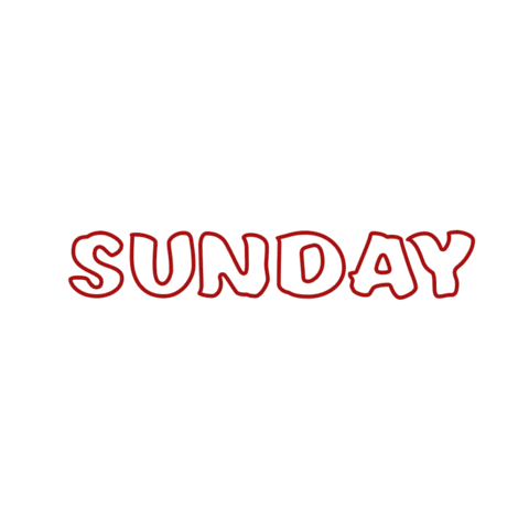 Sunday Sticker