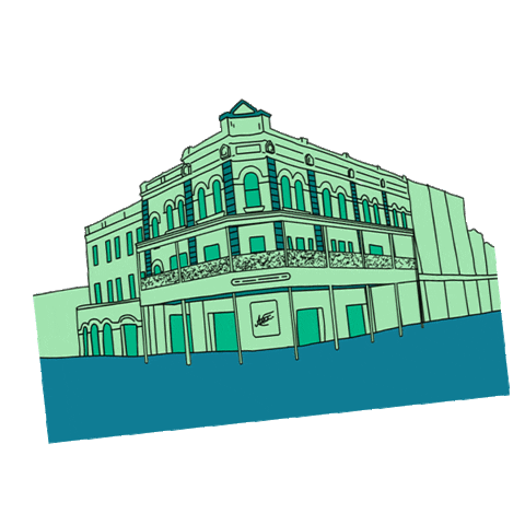 Newtown Hotel Sticker