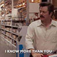 I Know More Than You Season 4 GIF by Parks and Recreation