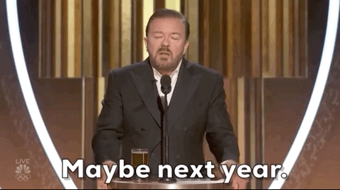 Ricky Gervais Awards Shows GIF by Golden Globes - Find & Share on GIPHY
