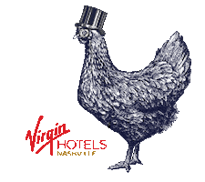 Eat Hot Chicken Sticker by Virgin Hotels