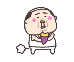 Old Man Fall Sticker