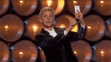 Ellen Degeneres Selfie GIF