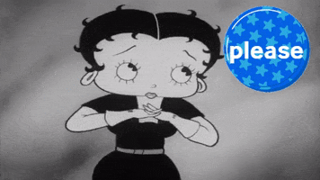 Betty Boop Please GIF by Fleischer Studios