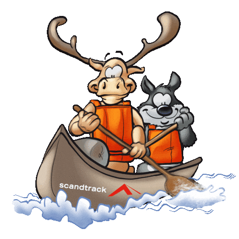 Boat Deer Sticker by scandtrack touristik GmbH