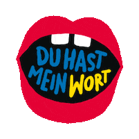 Mouth Duhastmeinwort Sticker by Deutsche Fernsehlotterie