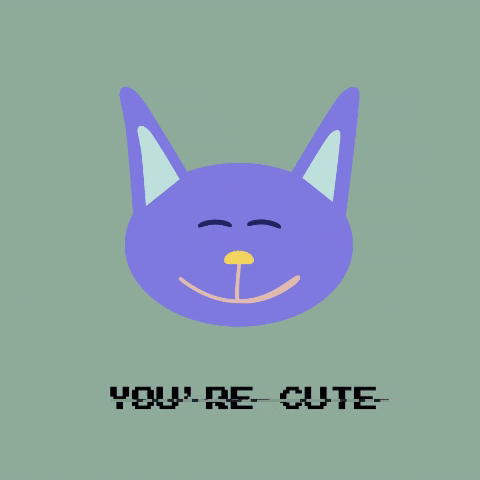 Chat Cutie GIF by Papier Patate