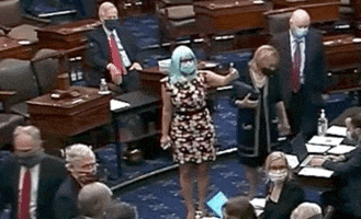 Kyrsten Sinema Yes GIF by GIPHY News