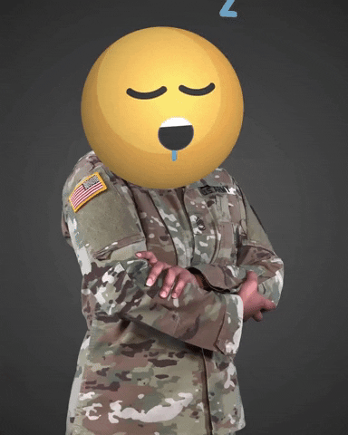 Tired Soldier GIF by U.S. Army