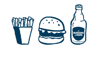 Drink Eat Sticker by Les Burgers de Papa