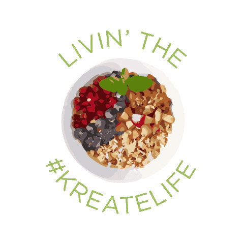 Kreate Bar Oatmeal Sticker