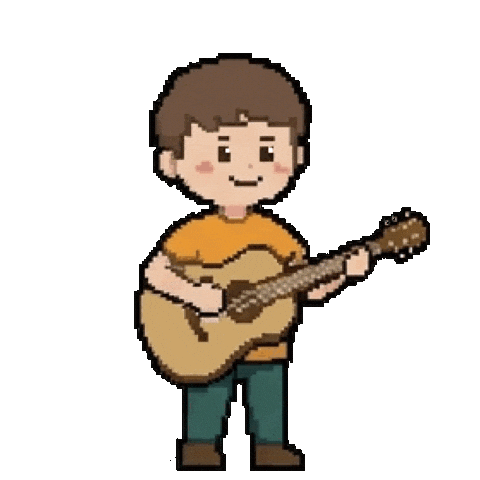 Happy Guitarist Sticker by Guitar Concept